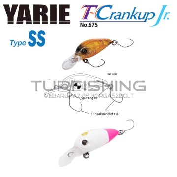   Yarie Jespa YARIE 675 T-CRANKUP JR TYPE SS 2.8mm 2.1gr C25 Siro Pino