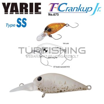   Yarie Jespa YARIE T-CRANKUP JR 675 TYPE SS 2.8mm 2.1gr C3 Akayari