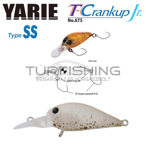 Yarie Jespa YARIE T-CRANKUP JR 675 TYPE SS 2.8mm 2.1gr C3 Akayari