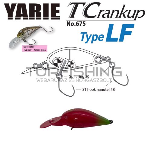 Yarie Jespa YARIE T-CRANKUP 675 TYPE LF 3.5mm 2.6gr C23 Eri Ringo