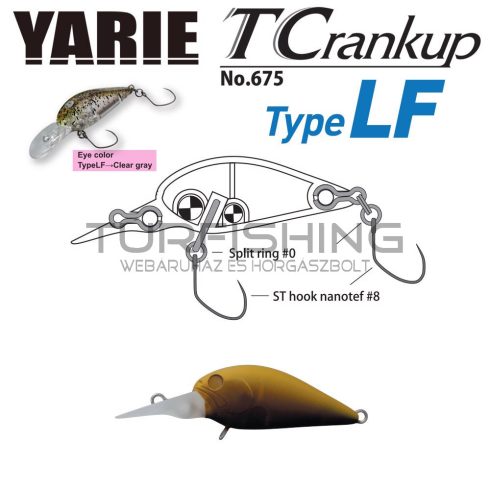 Yarie Jespa YARIE T-CRANKUP 675 TYPE LF 3.5mm 2.6gr C29 Tanba Edamame