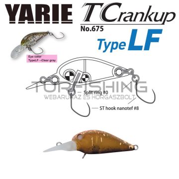   Yarie Jespa YARIE T-CRANKUP 675 TYPE LF 3.5mm 2.6gr C5 Mastupelle