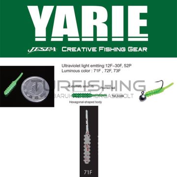   Yarie Jespa YARIE AMIBAITS 691 0.9 2.3cm 71F Sirasu Glow/Red Glitter