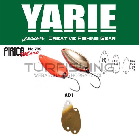 Yarie Jespa YARIE 702 PIRICA MORE 1.0gr AD1 Kaschyan