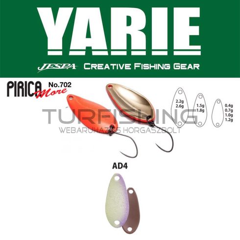 Yarie Jespa YARIE 702 PIRICA MORE 1.0gr AD4 Milk Cocoa