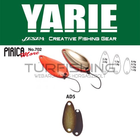 Yarie Jespa YARIE 702 PIRICA MORE 1.0gr AD5 Algae