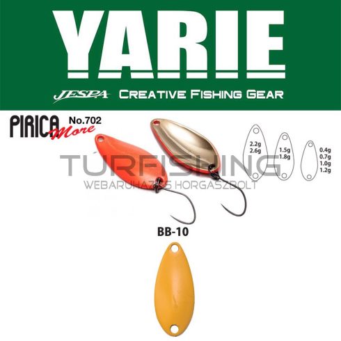 Yarie Jespa YARIE 702 PIRICA MORE 1.0gr BB10 Mustard