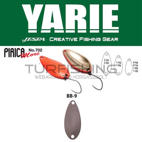 Yarie Jespa YARIE 702 PIRICA MORE 1.0gr BB9 Rust