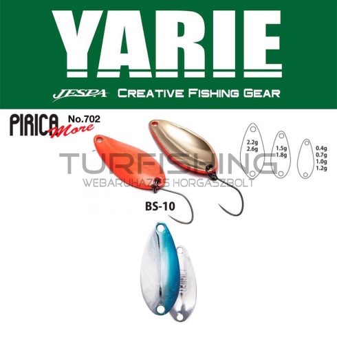 Yarie Jespa YARIE 702 PIRICA MORE 1.0gr BS10 Blue/Silver