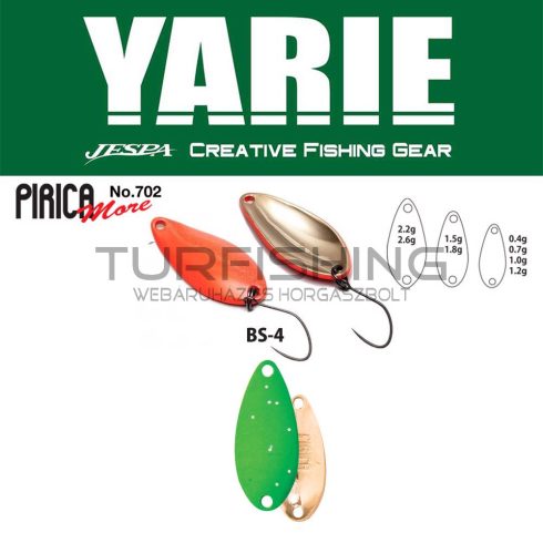 Yarie Jespa YARIE 702 PIRICA MORE 1.0gr BS4 Lime Glitter