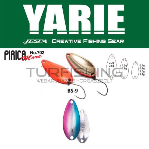 Yarie Jespa YARIE 702 PIRICA MORE 1.0gr BS9 Blue/Pink