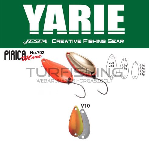 Yarie Jespa YARIE 702 PIRICA MORE 1.0gr V10 Mix Orange