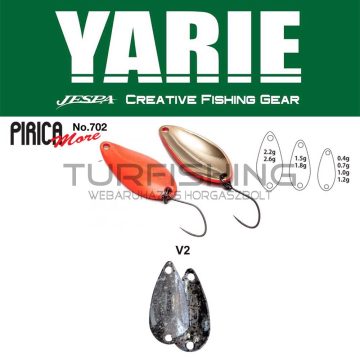 Yarie Jespa YARIE 702 PIRICA MORE 1.0gr V2 Naive Silver