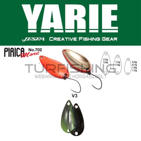 Yarie Jespa YARIE 702 PIRICA MORE 1.0gr V3 Ayu