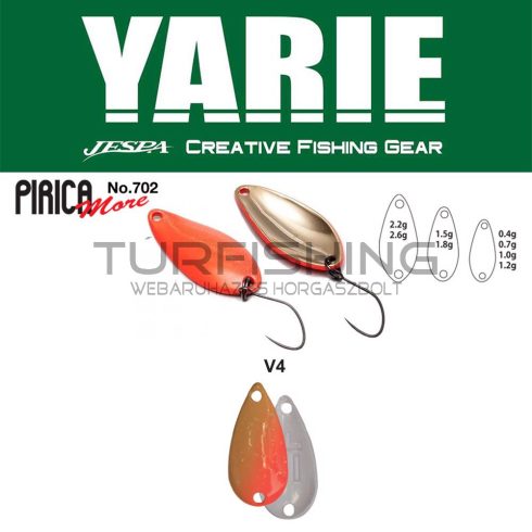 Yarie Jespa YARIE 702 PIRICA MORE 1.0gr V4 MG Ice