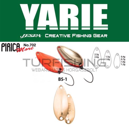 Yarie Jespa YARIE 702 PIRICA MORE 1.5gr BS-1 Gold