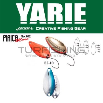 Yarie Jespa YARIE 702 PIRICA MORE 1.5gr BS-10 Blue/Silver