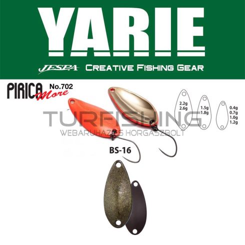 Yarie Jespa YARIE 702 PIRICA MORE 1.5gr BS-16 Gradation G Dark Brown