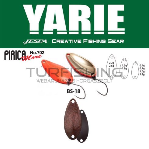 Yarie Jespa YARIE 702 PIRICA MORE 1.5gr BS-18 Gradation R Dark Brown