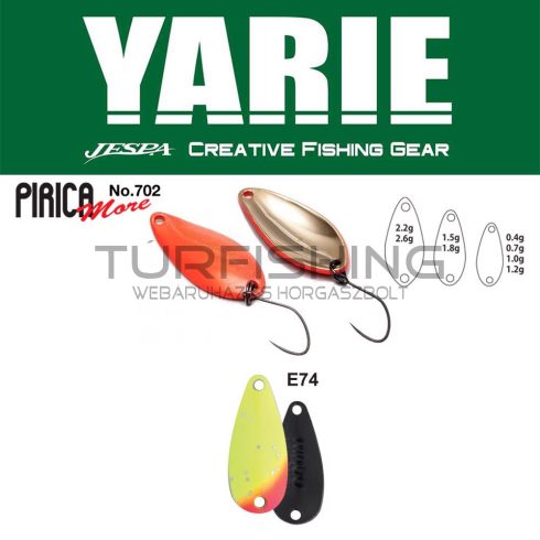 Yarie Jespa YARIE 702 PIRICA MORE 1.5gr E74 Lemon Squash