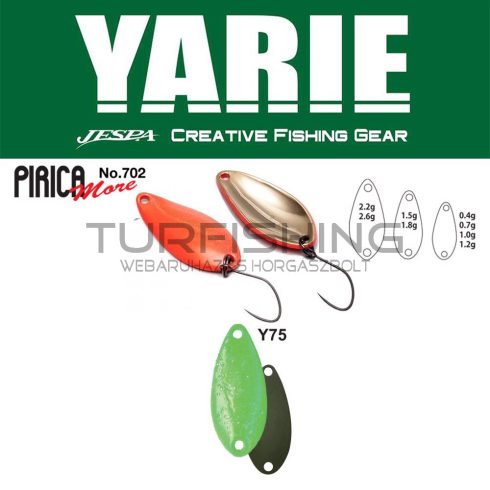 Yarie Jespa YARIE 702 PIRICA MORE 1.5gr Y75 Green Hololumelume