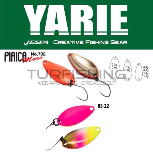 Yarie Jespa YARIE 702 PIRICA MORE 2.2gr BS-22 Dragon Fruits