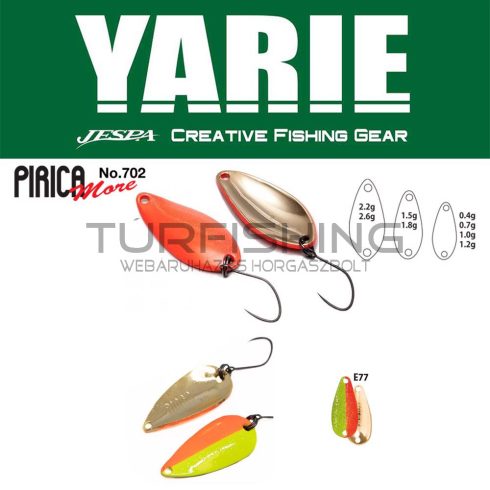 Yarie Jespa YARIE 702 PIRICA MORE 2.2gr E77 Half Mac