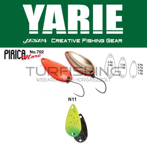 Yarie Jespa YARIE 702 PIRICA MORE 2.2gr N11 Nanohana