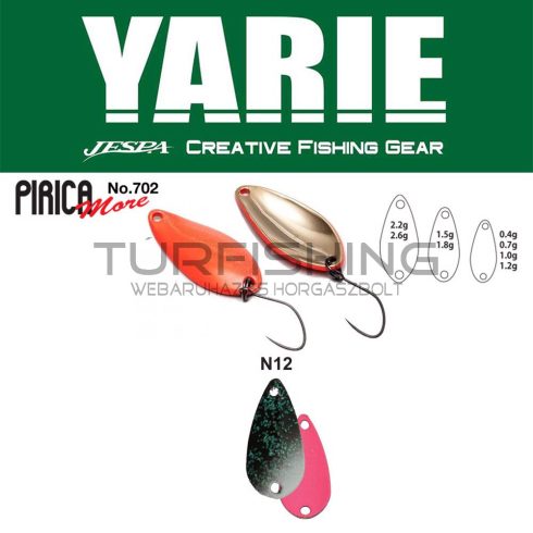 Yarie Jespa YARIE 702 PIRICA MORE 2.2gr N12 Slash Pink