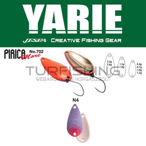 Yarie Jespa YARIE 702 PIRICA MORE 2.2gr N4 Night Purple