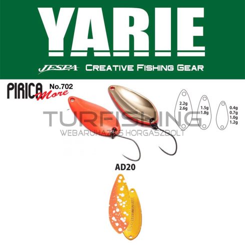 Yarie Jespa YARIE 702 PIRICA MORE 2.6gr AD20 First Fire