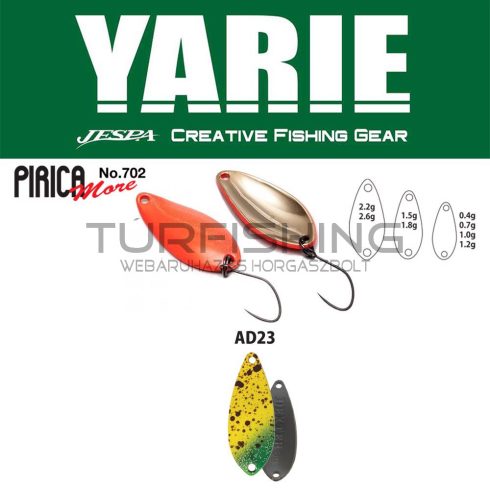 Yarie Jespa YARIE 702 PIRICA MORE 2.6gr AD23 Monkey Banana