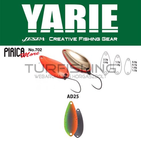 Yarie Jespa YARIE 702 PIRICA MORE 2.6gr AD25 Vegetable