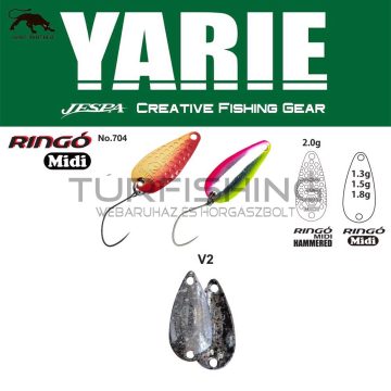 Yarie Jespa YARIE 704 RINGO MIDI 1.5gr V2 Naive Silver