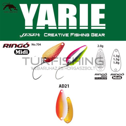 Yarie Jespa YARIE 704 RINGO MIDI 1.8gr AD21 Uzakin