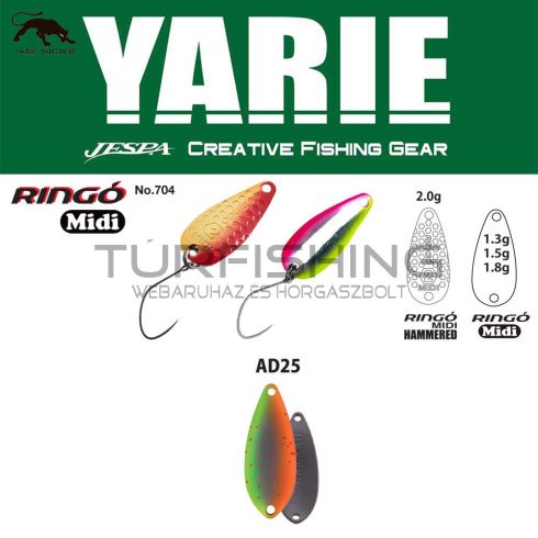 Yarie Jespa YARIE 704 RINGO MIDI 1.8gr AD25 Vegetable