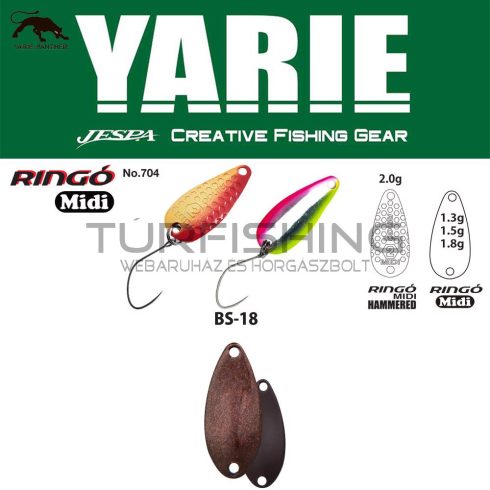 Yarie Jespa YARIE 704 RINGO MIDI 1.8gr BS-18 Gradation R Dark Brown