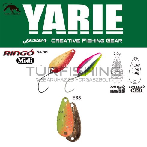 Yarie Jespa YARIE 704 RINGO MIDI 1.8gr E65 Second Lemon