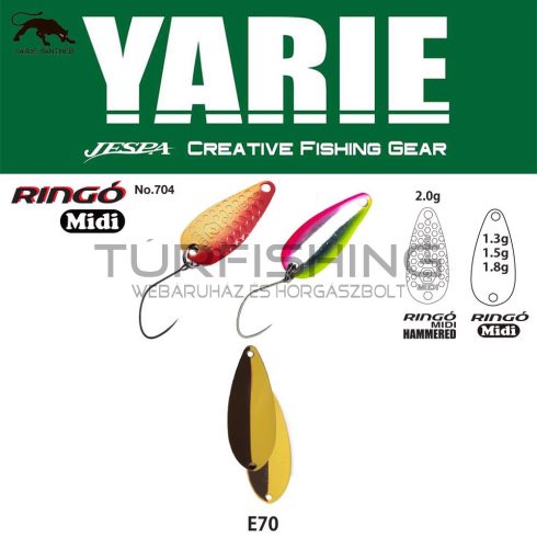 Yarie Jespa YARIE 704 RINGO MIDI 1.8gr E70 Pudding