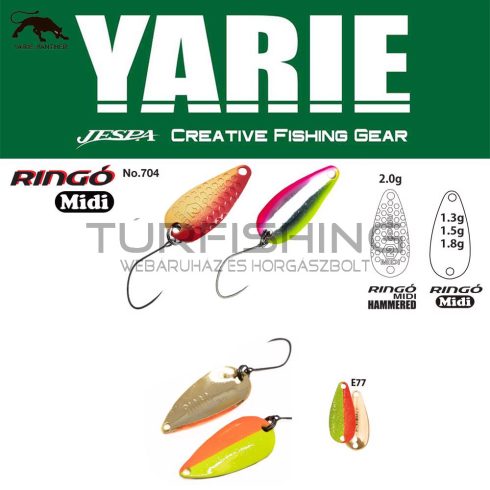 Yarie Jespa YARIE 704 RINGO MIDI 1.8gr E77 Half Mac