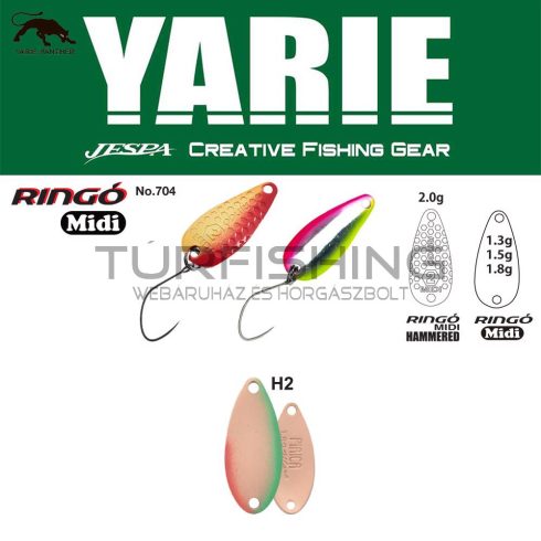 Yarie Jespa YARIE 704 RINGO MIDI 1.8gr H2 Salmon