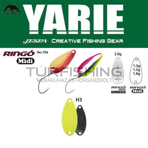 Yarie Jespa YARIE 704 RINGO MIDI 1.8gr H3 Chart Glitter