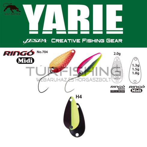 Yarie Jespa YARIE 704 RINGO MIDI 1.8gr H4 KM Haif