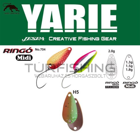 Yarie Jespa YARIE 704 RINGO MIDI 1.8gr H5 Thirty Eight