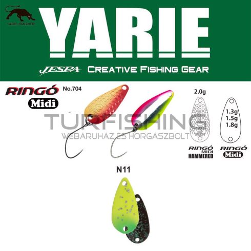 Yarie Jespa YARIE 704 RINGO MIDI 1.8gr N11 Nanohana