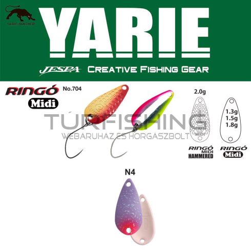 Yarie Jespa YARIE 704 RINGO MIDI 1.8gr N4 Night Purple