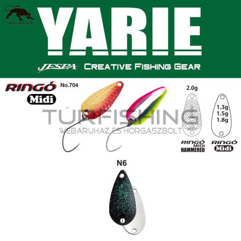 Yarie Jespa YARIE 704 RINGO MIDI 1.8gr N6 Hororin Panda