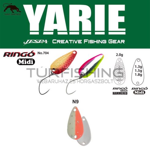 Yarie Jespa YARIE 704 RINGO MIDI 1.8gr N9 Two-By Glow