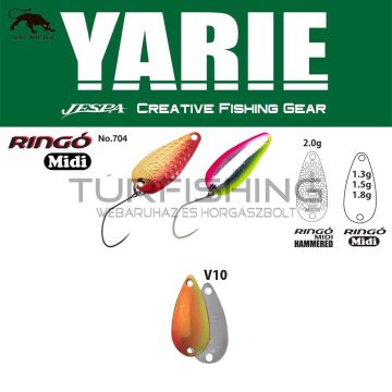 Yarie Jespa YARIE 704 RINGO MIDI 1.8gr V10 Mix Orange