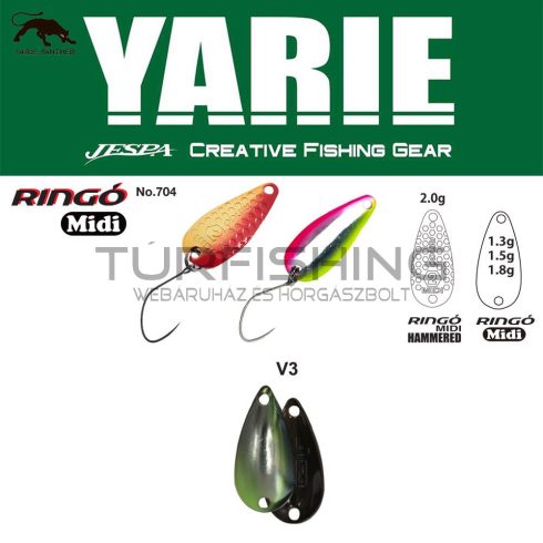 Yarie Jespa YARIE 704 RINGO MIDI 1.8gr V3 Ayu